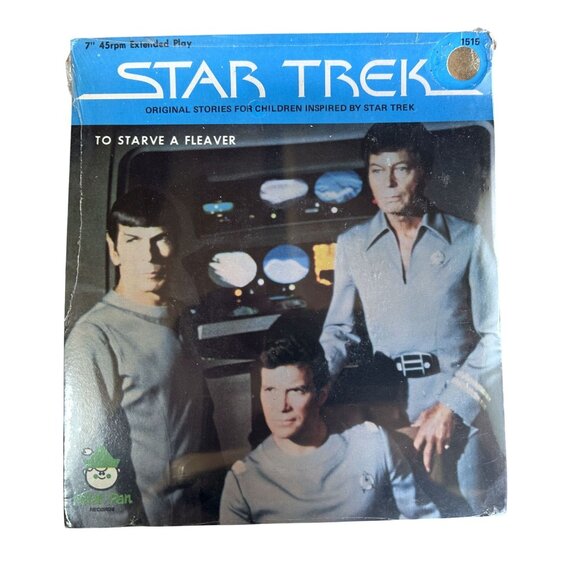 Star Trek Record Set 4 Records The Original Series Peter Pan Records 1979 - Picture 9 of 10